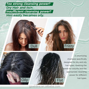 Shampooing Professionnel Volumisant à la Biotine, Kératine et Collagène, Sans Sulfate, Clarifiant et Hydratant, Marque Blanche, 240ml - Product Image 6