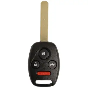 Yüksek kaliteli araba uzaktan anahtar ile 3 + 1 düğmeler 313.8Mhz ID46 fcc id HLIK-1T Civic için yedek anahtar