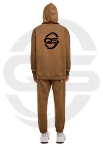 High Quality Custom Print/Embroidered Logo Men'<b>s</b> Fleece Jacket <b>and</b> Joggers Pants Set Sweat Track <b>Suit</b> for Active Lifestyle - Product Image 2