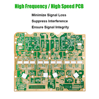 Produsen PCB frekuensi tinggi PTFE papan sirkuit cetak kehilangan rendah Rogers Isola Taconic manufaktur desain PCB frekuensi tinggi