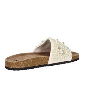 Sandali Bassi da Donna SASS250281 con Perle Argento e Dettagli Decorativi - Product Image 5