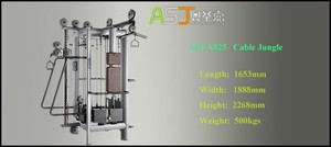 Stazione Multifunzione per <span class=keywords><strong>Palestra</strong></span>, Attrezzatura Commerciale a 4 Postazioni, Trainer Multifunzione Durevole ed Economico - Product Image 2