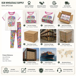Ensemble 2 pièces <span class=keywords><strong>Groovy</strong></span> Floral pour filles, t-shirt en coton et leggings imprimés, style rétro années 70, tenue d'été pour enfants, collection Be Kind - Product Image 4