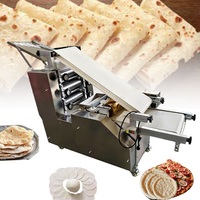 Machine automatique à tortillas de farine, pain arabe pita, pizza, roti, chapati, pain libanais, machine à faire du lavash