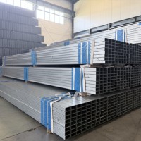 Tubes en acier zinc-aluminium-magnésium résistants à la corrosion pour supports de véranda (60mm*100mm)