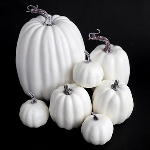 Elegante Piccolo Ornamento Fai-da-Te a Forma di Zucca di <span class=keywords><strong>Halloween</strong></span> in Schiuma, Durevole, Colore Personalizzabile, Simulazione Realistica, Decorazione per Feste e Festival al Chiuso - Product Image 2