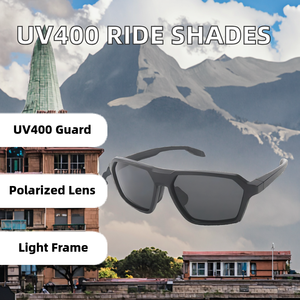 UV400 Polarized <b>TAC</b> Lenses Sports Sunglasses Lightweight TR90 Frame Cycling Sun Ride Shades Fashionable <b>White</b> Red for Driving - Product Image 6
