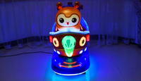 Machines à pièces drôles pour enfants Dirigeable spatial pour enfants Kiddie Ride Machine