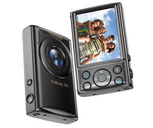 2024 Best Seller Entry Level Small Digital Cameras 64MP 1080P Video With Music for Adult Children Beginners Red White - Product Image 2