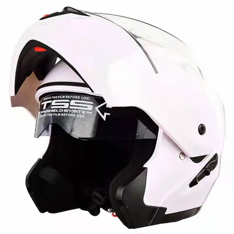 China wholesale ECE DOT racing motorcycle helmet full face flip up helmet