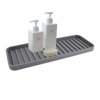 Distributeur de savon en Silicone, porte-éponge, support de cuillère à laver, organisateur de plateau d'évier de cuisine, accessoires de lavage de vaisselle