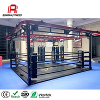 Ring de boxe modulaire personnalisé Matrix Cycle, plateforme de compétition multifonctionnelle pour la boxe, la gym et l'entraînement en arts martiaux