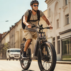 Vélo électrique S700 48V 17.5Ah avec batterie au lithium, VTT à pneus larges 3.0, vélo électrique tout-terrain avec freins à disque hydrauliques, S700 puissant et complet - Product Image 1
