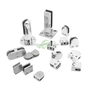 Wholesale China Manufacturer Balustrade Fittings Railing Handrail Accessories Stainless Steel Glass Clamp Fittings