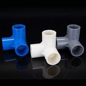 Vente en gros 3D Raccords de tuyauterie en <span class=keywords><strong>PVC</strong></span> à 5 voies 1 pouce Surface lisse 4-6 voies Entrée d'alimentation en eau tridimensionnelle - Product Image 4