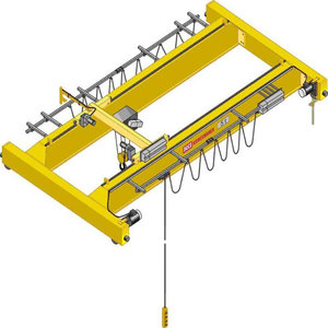 رافعة جسرية أوروبية جديدة ذات عارضة مزدوجة بسعة 5 طن و10 طن و16 طن و20 طن و32 طن و50 طن، رافعة كهربائية بارتفاع 6 متر و9 متر و12 متر - Product Image 1