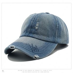 Wholesale <b>Hats</b> Women'S Spring Summer Solid Color <b>Light</b> Plate Outdoor Men'S Travel Sun Protection Wash Hole Cowboy Baseball Cap - Product Image 4