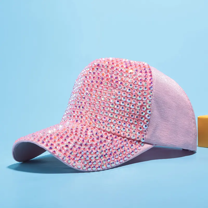 Yantuo卸売オリジナルラインストーンブリンブリン女性野球帽