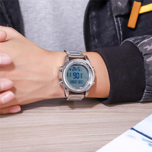 Montre numérique tendance <span class=keywords><strong>SKMEI</strong></span> <span class=keywords><strong>1667</strong></span> pour hommes, sélection de la langue, réglage du volume, montre à LED - Product Image 6