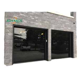 <span class=keywords><strong>Puerta</strong></span> de <span class=keywords><strong>garaje</strong></span> <span class=keywords><strong>seccional</strong></span> de panel de vidrio templado <span class=keywords><strong>con</strong></span> marco de aluminio de diseño moderno <span class=keywords><strong>con</strong></span> superficie terminada para villas - Product Image 1