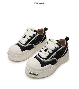 Tongs en toile à plateforme rehaussante, polyvalentes et tendance, avec maille respirante, pour hommes et femmes, talons épais, design mignon, confortables pour les couples - Product Image 1