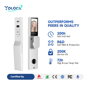 YOLOCK OEM ODM Ttlock Face Recognition Unlock Rohs Certified Smart <b>Lock</b> With Id Hotel Door <b>Locks</b> for Steel TY32 Smart <b>Locks</b> TY32 - Product Image 4