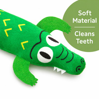 Jouets pour chats en peluche douce en forme de Dachshund et d'alligator, avec herbe à chat, pour chats d'intérieur, vente en gros