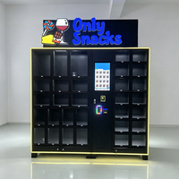 Distributeur automatique de casiers métalliques robustes, type casier, avec fonction réfrigérée