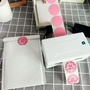 Thermal Label <b>Paper</b> Round Self Adhesive For Express Delivery Thermal Printing Labels 750P - Product Image 4