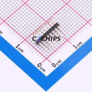 HX PZ1.27-1x8P WZ Pin Header Bent Lead Through Hole,P=1.27mm Connector 1x8P 1.27mm Pin Header Right Angle Insert - Product Image 1