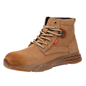 Chaussures de sécurité en cuir pleine fleur Bottes de sécurité pour chantier de construction Chaussures de sécurité pour le travail - Product Image 6