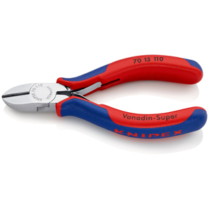 KNIPEX 70 15 110 Coupe-fil diagonale avec poignées multi-composants chromées 110 mm - Product Image 1