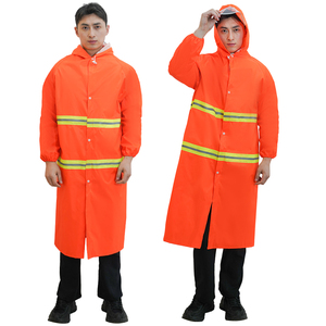 Wiederverwendbarer Wasserdichter Regenponcho für Erwachsene aus Oxford-Gewebe, Modischer Langer Unbeschädigbarer Regenschutz für Wanderungen - Product Image 2