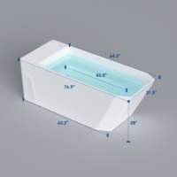 ICEGALAX Baignoire plongeante tout-en-un au design moderne avec système de chauffage/refroidissement pour la récupération athlétique