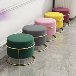 Phân với kim loại braceletesign nhà máy cung cấp bán buôn bền sử dụng ghế Vòng nhung vải phòng khách đồ nội thất hiện đại - Product Image 2