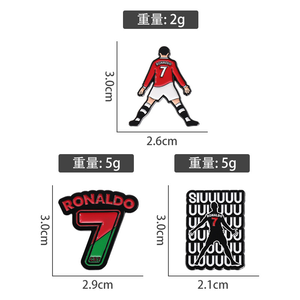 Broche Creativo <span class=keywords><strong>de</strong></span> Jugador <span class=keywords><strong>de</strong></span> Fútbol <span class=keywords><strong>de</strong></span> <span class=keywords><strong>Portugal</strong></span>, Pin <span class=keywords><strong>de</strong></span> Solapa <span class=keywords><strong>de</strong></span> Esmalte <span class=keywords><strong>de</strong></span> Lujo con Imperdible, Número Personalizado 7, Insignia <span class=keywords><strong>de</strong></span> Recuerdo <span class=keywords><strong>de</strong></span> Fútbol <span class=keywords><strong>de</strong></span> Ronaldo - Product Image 5