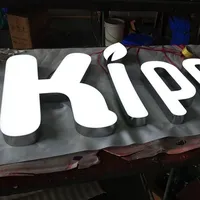 DakeSign Factory Wholesale Custom Acrylic Metal LED Door Sign IP65 Waterproof 3D Character Company Hospital Commercial Sign