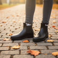 Bottes de pluie unisexes en PVC, style Chelsea, imperméables, légères, pour l'équitation, vente en gros, personnalisables