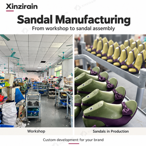 <span class=keywords><strong>Sandali</strong></span> Slip-On Xinzirain Personalizzati in Pelle Intrecciata Nera con Decorazione in Metallo Dorato, Punta Affusolata e Tacco a Blocco per Donne - Product Image 4