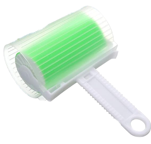 Épilateur <span class=keywords><strong>collant</strong></span> en plastique réutilisable pour animaux de compagnie, rouleau à peluches en gel, outil de nettoyage facile pour chats, chiens, meubles, enlèvement de la poussière sur tapis - Product Image 4