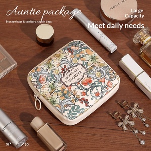 กระเป๋าใส่เหรียญพกพา ลายภาพวาดสีน้ำมันของแวนโก๊ะ  กระเป๋าเก็บสายหูฟัง สายดาต้า  กระเป๋าใส่ลิปสติก  กระเป๋าเดินทางอเนกประสงค์ความจุเยอะ - Product Image 4