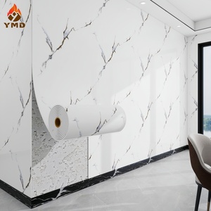 Adesivo Murale Effetto Marmo Impermeabile Ispessito per <span class=keywords><strong>Soggiorno</strong></span>, Pannello in PVC per Bagno e Cucina, Spessore 2,5mm - Product Image 2