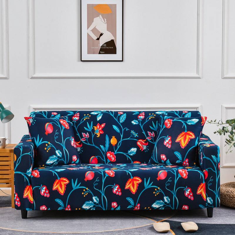 Bleu profond impression