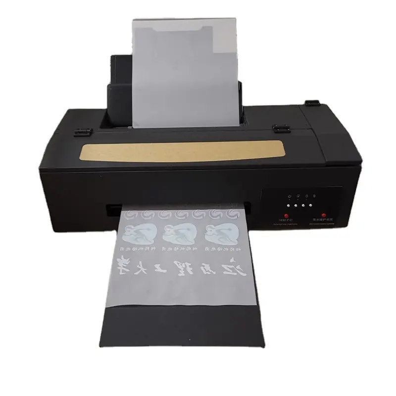 Großhandel L1800 Dtf-Drucker A3 Direkt zum Stoff drucker Maschine Desktop-PET-Film drucker für den Druck von T-Shirts in dunkler Farbe