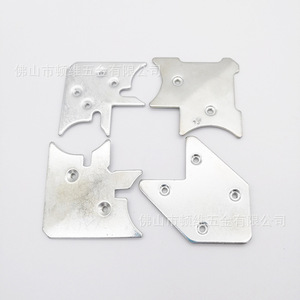 Support d'angle en aluminium Autonomy 70x41.5x2mm, connecteur en L à angle droit pour armoires, placards et portes - Product Image 2