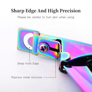 กรรไกรตัดเล็บอะคริลิกใบมีดคมเกิดความแม่นยำสูงที่ตัดเล็บปลอมสำหรับปลายเล็บ - Product Image 4