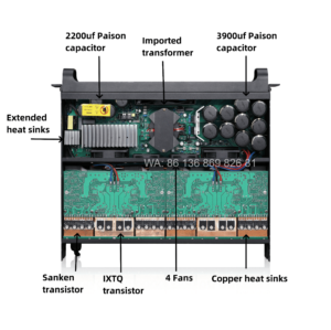 Fp10000q डी 4 चनल लैब. भीषण फाइपडॉटन एफp10000q एम्पलीफायर 2000-8000w क्लैसस्टड एम्पलीफेडोर Fp10000q प्रयोगशाला समूह fp10000q/fp14000q - Product Image 6