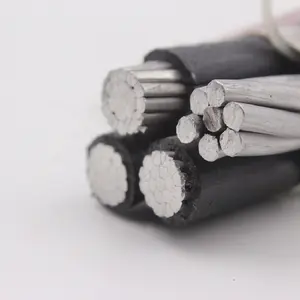 Kabel abc konduktor aluminium 0.6/1kv, isolasi XLPE tegangan rendah