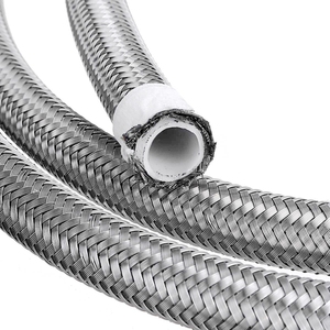 4an 6an 8an 10an 12an 16an 20an in nylon nero acciaio inossidabile intrecciato PTFE olio di raffreddamento tubo del carburante tubo di raffreddamento olio - Product Image 5