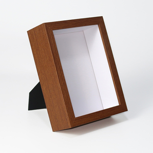 Đen Trắng óc chó Gỗ MDF 24x16 bóng hộp sâu 3D bóng hộp khung bán buôn - Product Image 5